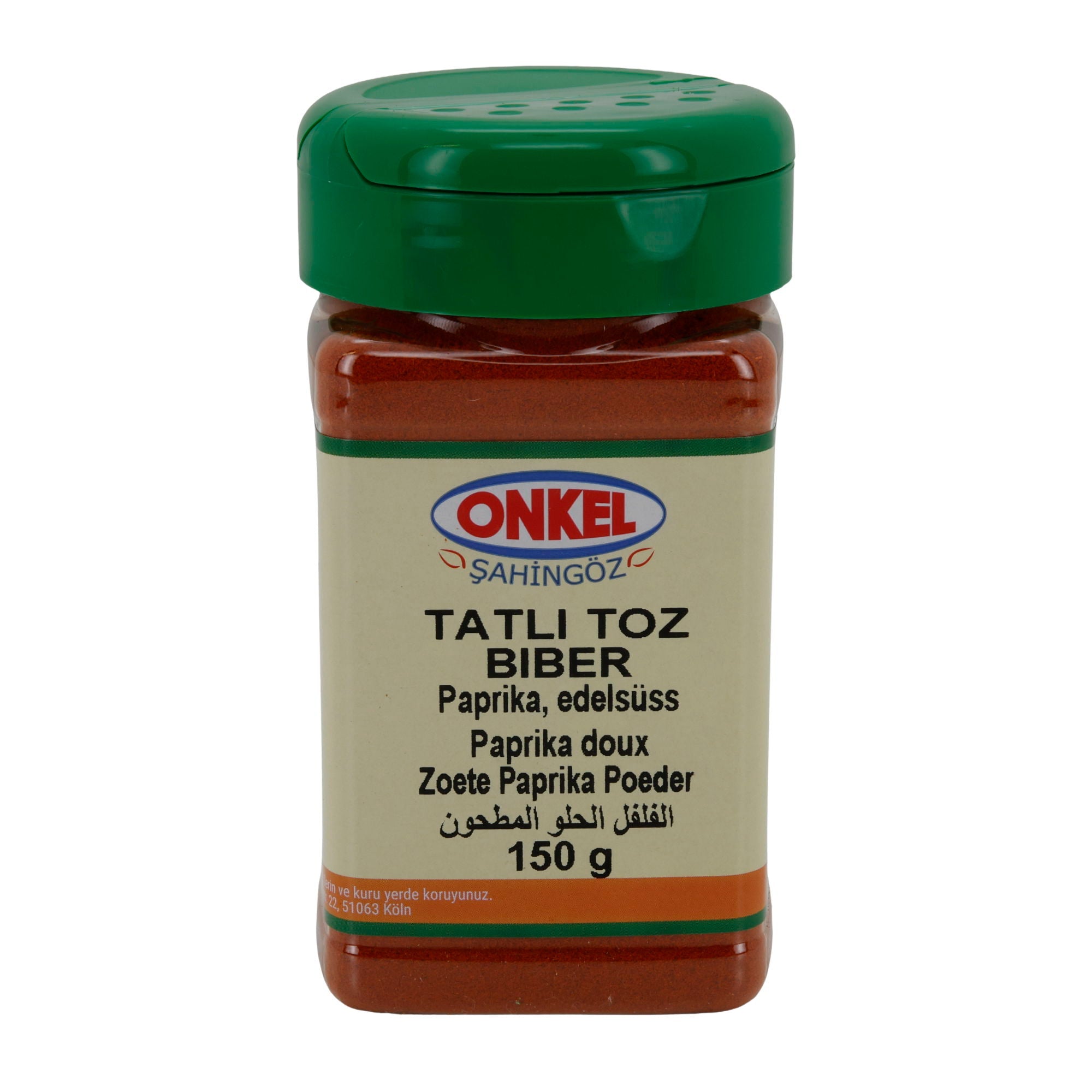 Paprika Öz Antep Tatlı Toz Biber | Gewürz | Edelsüß | 150 g ONKEL SAHINGÖZ